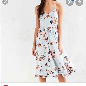 Urban outfitters Blue floral midi/maxi dress